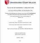 Análisis de la resistencia a flexión de un concreto f’c=210 kg/cm2, con adición de ceniza de cáscara de papa, Huaraz 2021