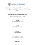 Gestión odontológica en los niveles de la educación básica regular en la UGEL 01 Papa León XIII – Chilca, 2015