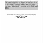Eficiencia de la flota de cerco en función a la distribución espacial de la anchoveta peruana (Engraulis ringens) entre 1998 y el 2001