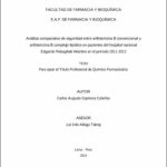 Análisis comparativo de seguridad entre anfotericina B convencional y anfotericina B complejo lipídico en pacientes del Hospital Nacional Edgardo Rebagliati Martins en el período 2011-2012