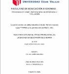 La gestión escolar y la calidad educativa de la I.E. “Ernesto Guevara López” Nº 0712-leche, provincia de San Martín, 2015