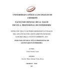 Estilo de vida y factores biosocioculturales del adulto mayor asentamiento humano Sanchez Milla. Nuevo Chimbote, 2015