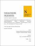 Propuesta de rediseño de las áreas de logística y mantenimiento para reducir costos operacionales en la empresa Transportes Caipo S. R. L. de la ciudad de Trujillo, 2018
