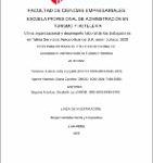 Clima organizacional y desempeño laboral de los trabajadores en Talma Servicios Aeroportuarios S.A. sede- Juliaca, 2020