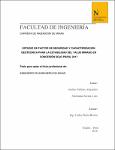 Estudio de factor de seguridad y caracterización geotécnica para la estabilidad del talud minado en concesión Sojo Piura, 2017