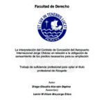 La interpretación del Contrato de Concesión del Aeropuerto Internacional Jorge Chávez en relación a la obligación de saneamiento de los predios necesarios para su ampliación