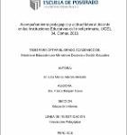 Acompañamiento pedagógico y actitud laboral docente en las Instituciones Educativas del nivel primaria, UGEL 04, Comas, 2018