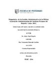 Diagnóstico de la Gestión Administrativa de la Oficina General de Administración del Instituto Peruano del Deporte Lima- 2015.