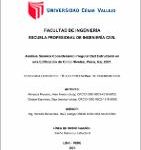Análisis sísmico considerando irregularidad estructural en una edificación de cinco niveles, Pisco, Ica, 2021