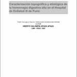 Caracterización topográfica y etiológica de la hemorragia digestiva alta en el Hospital de EsSalud III de Puno