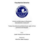 Informe Jurídico sobre la Resolución 059-2020/SDC-INDECOPI