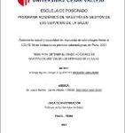 Aislamiento social y capacidad de respuesta de odontólogos frente al COVID 19 en instituciones privadas odontológicas de Piura, 2021