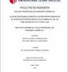 Plan de contingencia frente al estrés hídrico mediante el diagnóstico de resiliencia socio-ambiental de los pobladores de Vicco, Pasco, 2018