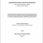 Características y pronóstico de los pacientes geriátricos en el Servicio de Cuidados Críticos del Hospital Nacional Guillermo Almenara Irigoyen – EsSalud en el año 2010