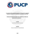 La protección del consumidor bancario en el marco de la regulación peruana en materia de la contratación de productos y servicios