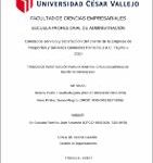 Calidad de servicio y satisfacción del cliente de la Empresa de Trasportes y Servicios Generales Pamelita S.A.C. Trujillo – 2020
