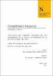 Influencia del control contable en las inversiones en el fondo de pensiones de la AFP Profuturo Lima 2017