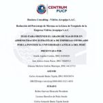 Business consulting – Vidrios Arequipa S.A.C. Reducción del porcentaje de mermas en la línea de templado de la empresa Vidrios Arequipa S.A.C.