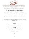Calidad de sentencias de primera y segunda instancia sobre exoneración de alimentos, en el Expediente N° 00085-2015-0-1201-JP-FC-01, del distrito judicial de Huánuco – Huánuco. 2018