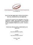 Calidad de sentencias de primera y segunda instancia sobre declaracion de muerte presunta, en el expediente N° 00520-2012-JR-CI-01, del distrito judicial de Tacna – Juliaca. 2018