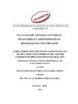 Caracterización del financiamiento de las micro y pequeñas empresas del sector comercio rubro zapaterías Huaraz, 2017