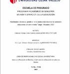 Habilidades directivas, predictor de la motivación docente en unidades educativas del nivel medio Tarqui – Ecuador, 2022