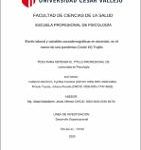Estrés laboral y variables sociodemográficas en docentes, en el marco de una pandemia (Covid 19) Trujillo