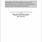 Genotipia de Plasmodium vivax y su importancia en el manejo y control de la malaria de la amazonía peruana
