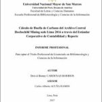 Cálculo de Huella de Carbono del Archivo Central Hochschild Mining sede Lima 2016 a través del Estándar Corporativo de Contabilidad y Reporte