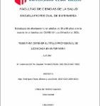 Estrategias de afrontamiento en adultos de 18 a 60 años ante la muerte de un familiar por COVID-19, Los Olivos/Lima, 2021