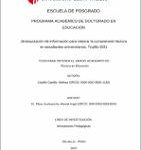 Jerarquización de información para mejorar la comprensión lectora en estudiantes universitarios, Trujillo 2021