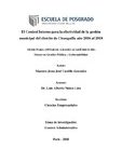 El Control Interno para la efectividad de la gestión municipal del distrito de Cieneguilla año 2016 al 2018