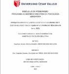 Inteligencia emocional y estrés académico en estudiantes del V ciclo de educación básica regular en una institución educativa de Lima, 2021