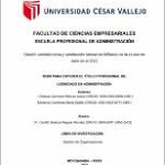Gestión administrativa y satisfacción laboral en MiBanco de la ciudad de Jaén en el 2022