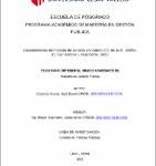 Características del modelo de servicio educativo JEC de la IE. 20955- 15, San Antonio – Huarochirí, 2021