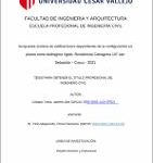 Respuesta sísmica de edificaciones dependiente de la configuración en planta como diafragma rígido, Residencial Cartagena 107 San Sebastián – Cusco – 2021