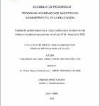 Calidad de gestión educativa y trabajo colaborativo en docentes de instituciones educativas públicas de la Ugel N°15 – Huarochirí 2021