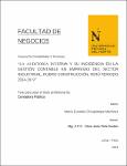 La auditoría interna y su incidencia en la gestión contable en empresas del sector industrial, rubro construcción, Perú periodo 2014-2019