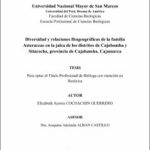 Diversidad y relaciones fitogeográficas de la familia Asteraceae en la jalca de los distritos de Cajabamba y Sitacocha, provincia de Cajabamba, Cajamarca