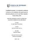Estabilidad emocional y la resolución de problemas aritméticos en los estudiantes del segundo grado de educación primaria en la I.E. José María Arguedas Puente Piedra, 2014
