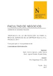 Propuesta de la metodología 5S para el área de servicios de la empresa Igus E.I.R.L., Trujillo, 2017