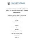 Las Exoneraciones irregulares en las contrataciones públicas y la vulneración del principio de legalidad, Lima 2008-2014