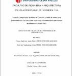 Análisis comparativo de fibra de carbono y Fibra de vidrio para reforzamiento estructural en Viviendas autoconstruidas en portada de Mamacona, Lurín 2021