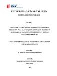 Inteligencia emocional y rendimiento escolar en educación para el trabajo en alumnas de tercero de secundaria de la Institución Educativa Nº 2023, San Martín de Porres, 2012