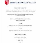 Formación policial y gestión institucional en la división de Investigación Criminal del Cusco, 2020