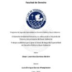 El Derecho Ambiental Peruano y su adecuación al Acuerdo de Escazú y los principios del Buen Gobierno