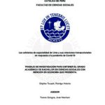 Las cafeterías de especialidad de Lima y sus relaciones transaccionales en respuesta a la pandemia de Covid-19