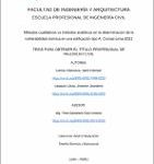 Métodos cualitativos vs métodos analíticos en la determinación de la vulnerabilidad sísmica en una edificación tipo A. Comas-Lima-2021