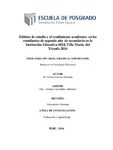 Hábitos de estudio y el rendimiento académico en los estudiantes de segundo año de secundaria en la Institución Educativa 6024, Villa María del Triunfo.2016