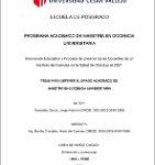 Innovación educativa y proceso de enseñanza en docentes de un instituto de ciencias de la salud de Chiclayo el 2021